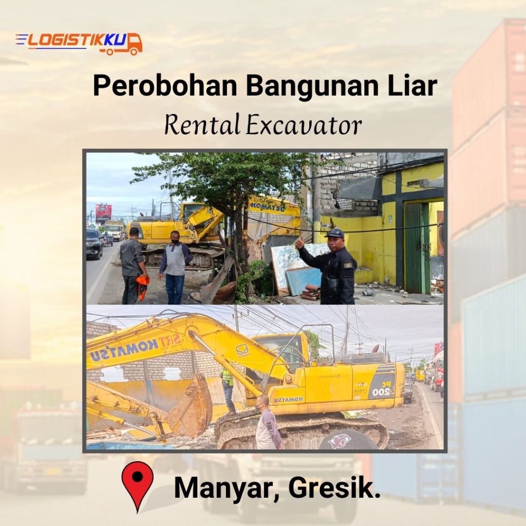 sewa excavator gresik surabaya
